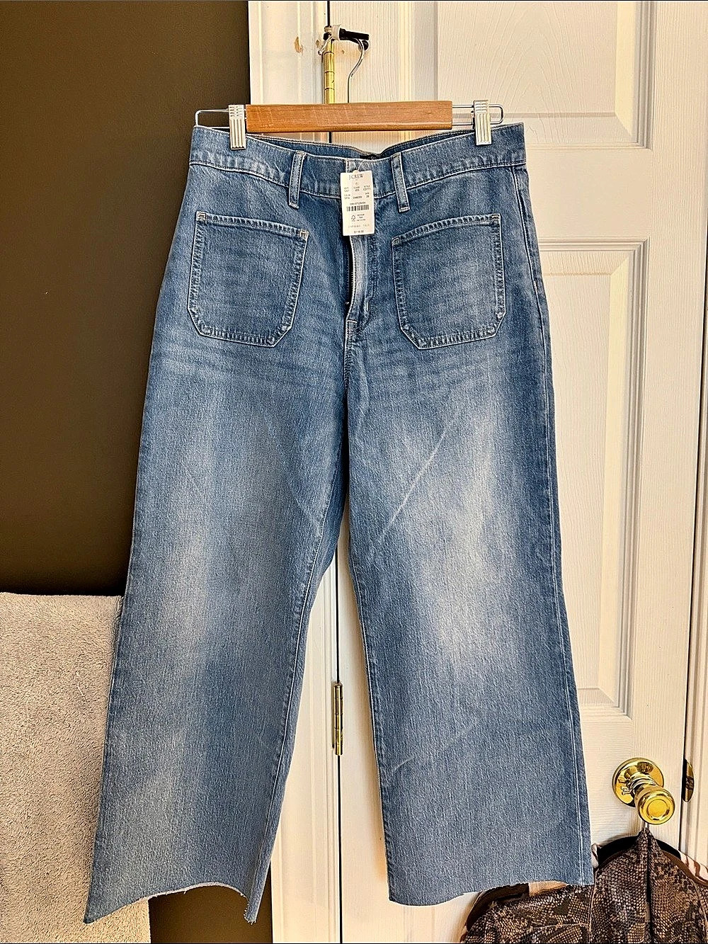 J.Crew Classic Straight Jean Straight Leg Jeans in Blue Waist 28 NWT